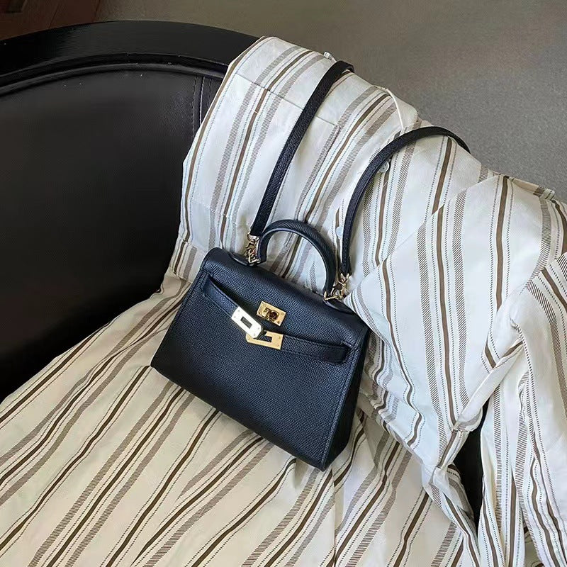 Women's High-grade Mini Kelly Genuine Leather Calfskin Crossbody Bags