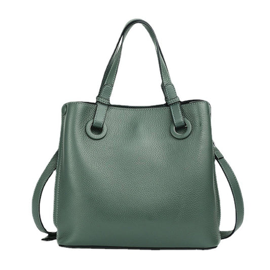 Women's Soft Leather Large Capacity Portable Stylish Handbags