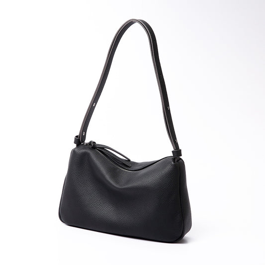 Women's Design Baguette Layer Cowhide Underarm High-grade Shoulder Bags