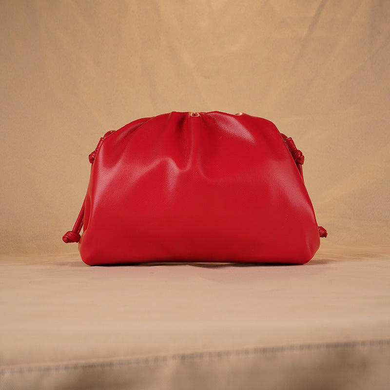Female French Minority Dumpling Tide Genuine Bags