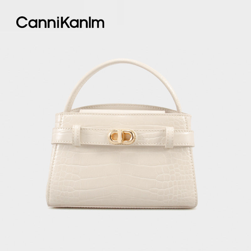Women's Crocodile Pattern Size Portable Kelly Fashionable Crossbody Bags