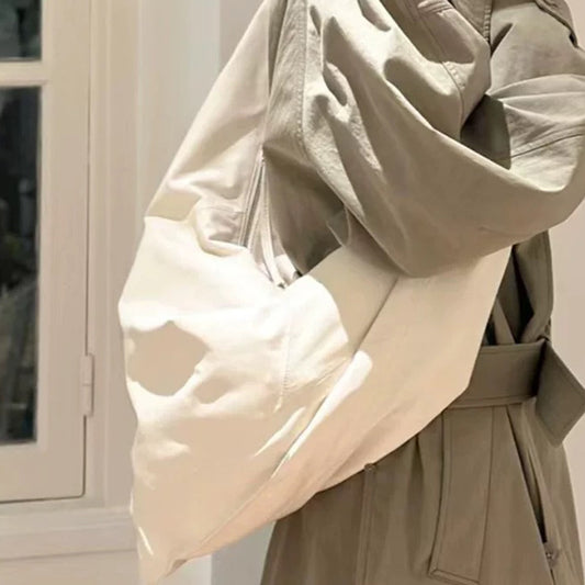 Women's Genuine Leather Sheepskin Triangle Retro Soft Shoulder Bags