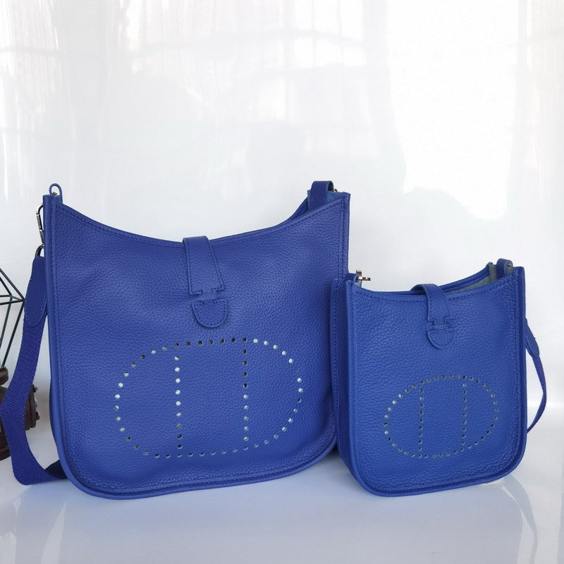 Women's & Men's & Layer Cowhide Lychee Pattern Handbags