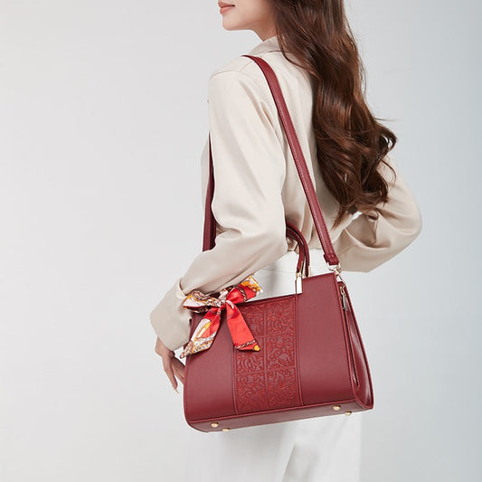 Women's Retro Large Capacity Mom Gift Premium Handbags