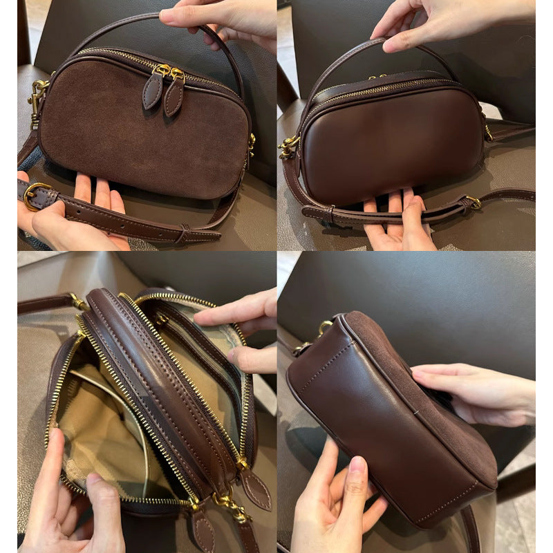 Women's Genuine Leather High-grade Retro Graceful Crossbody Bags