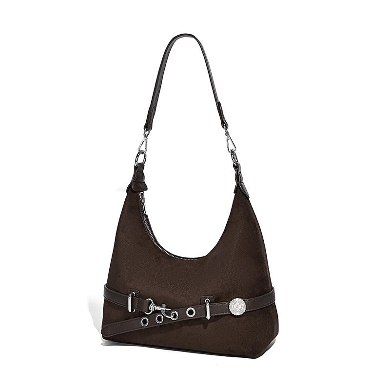 Women's Fashion Veet Feel Large Capacity Shoulder Bags