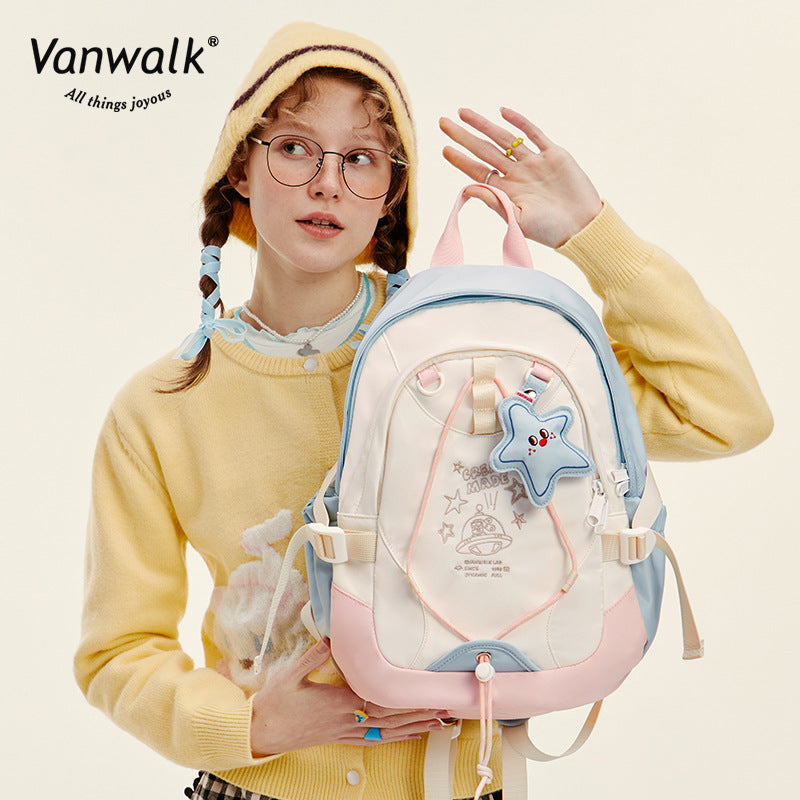 Garden Cute Preppy Style College Female Backpacks