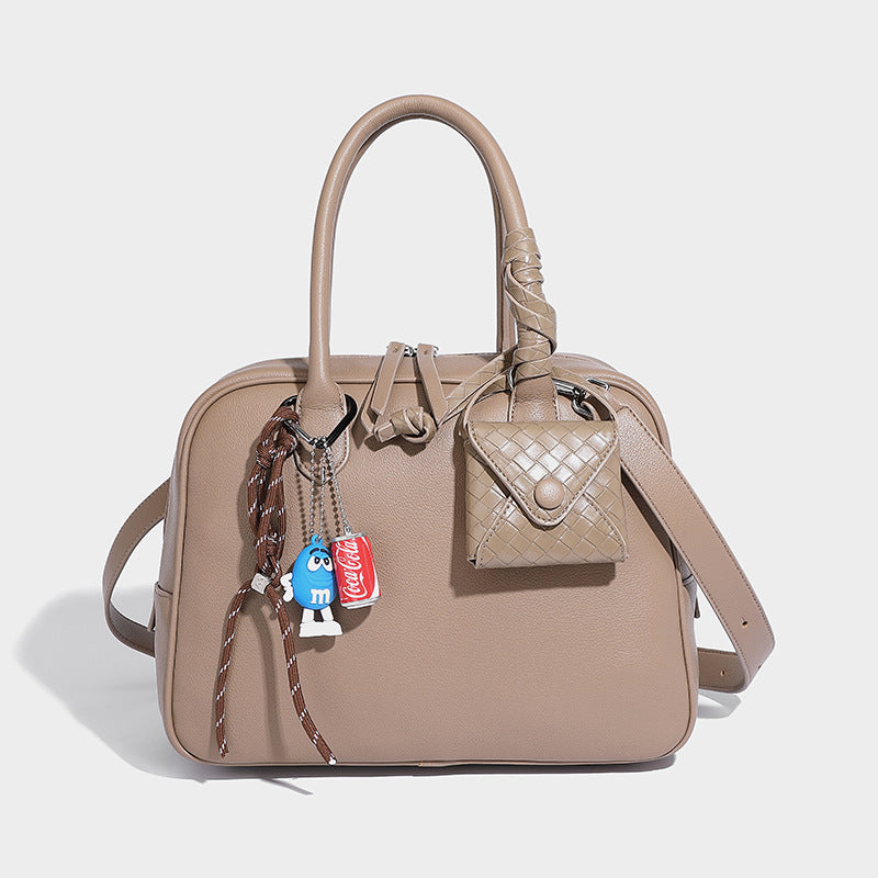 Elegant Fashion Portable Retro Boston Bowling Shoulder Bags