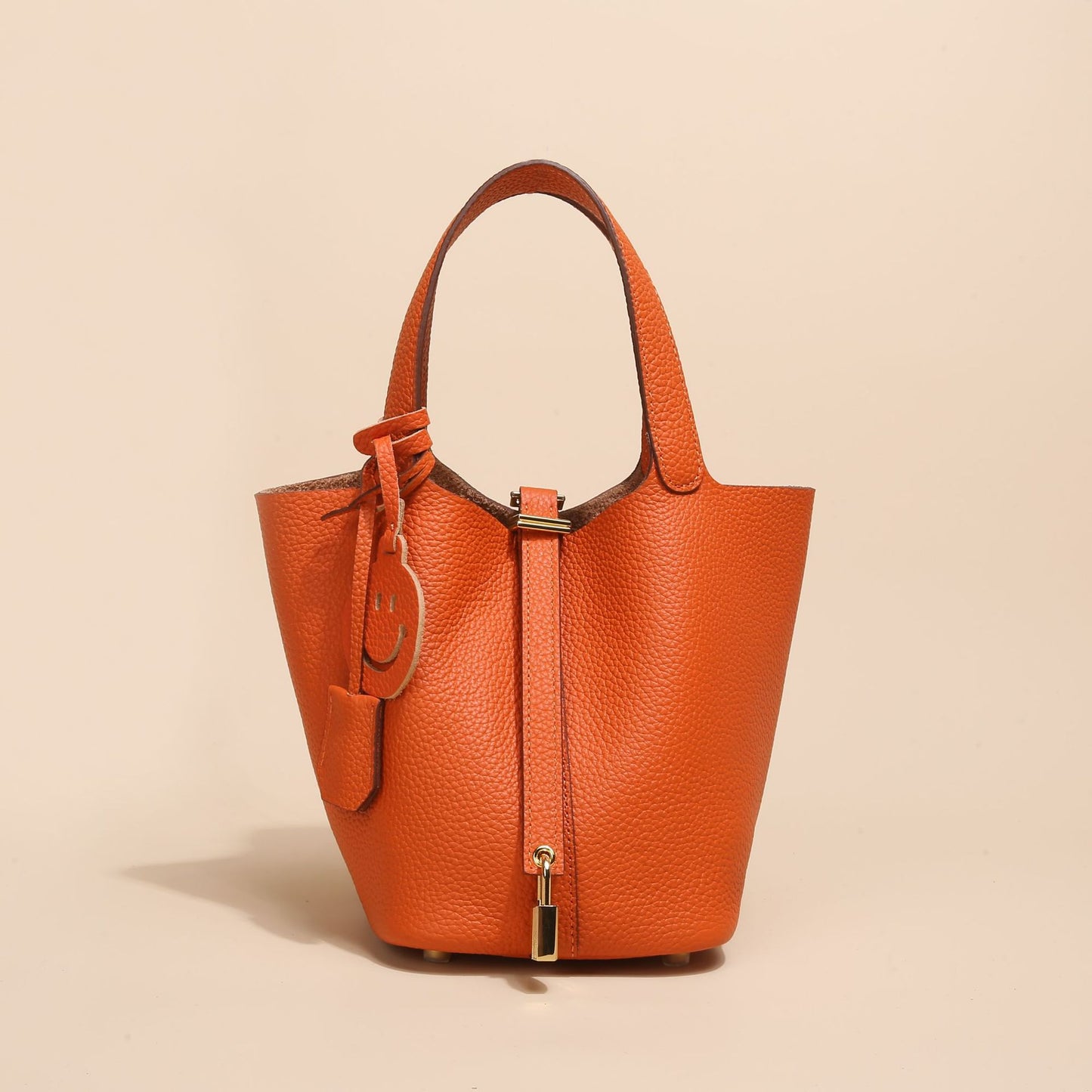 Women's Vegetable Basket Genuine Leather Large Capacity Handbags