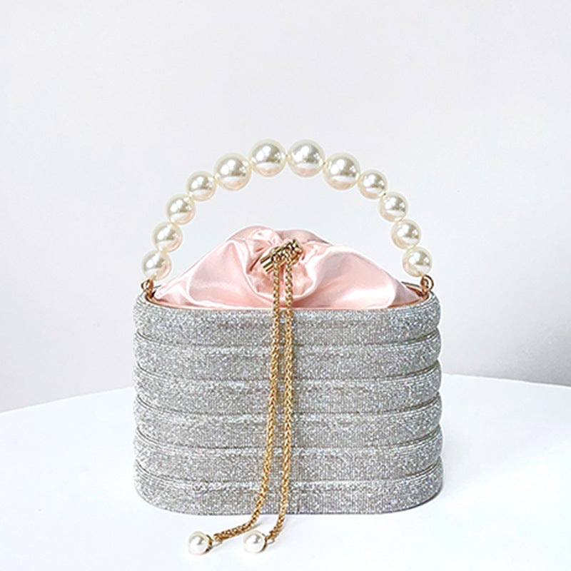 Ancient Spirit Monster Pearl Dinner Large Evening Bags