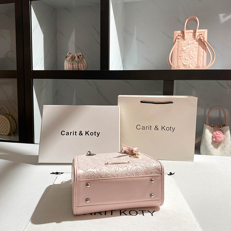 Trendy Glamorous Niche Diamond Diana High-grade Handbags