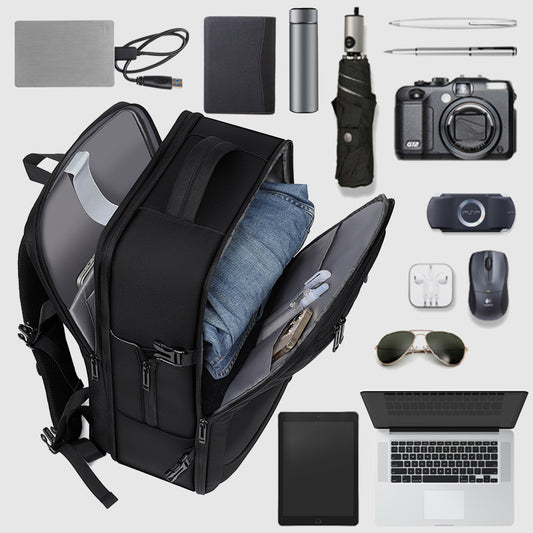 Men's Business Traveling Expansion Waterproof Computer Luggage