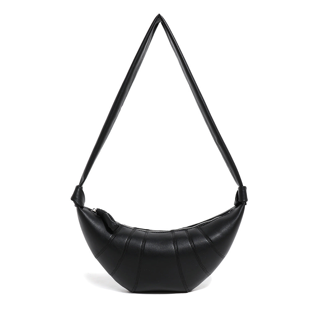 Niche Faux Sheepskin Croissant Fashion One Bags