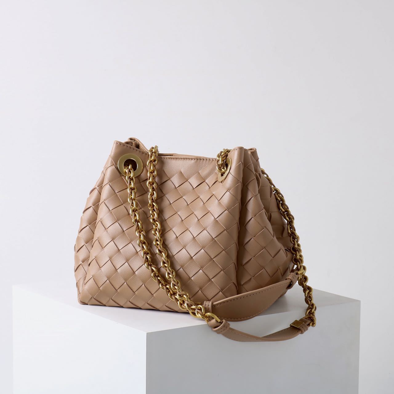Portable Parachute Woven Really High-grade Sense Large Handbags
