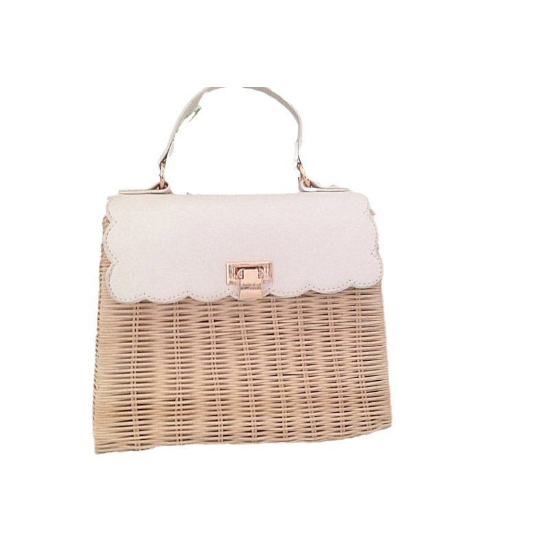 Fashion Straw Woven Rattan Beach Weave Shoulder Bags