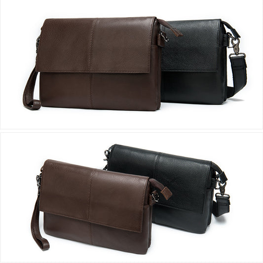 Men's Clutch Genuine Leather Retro Simple For Men's Handbags