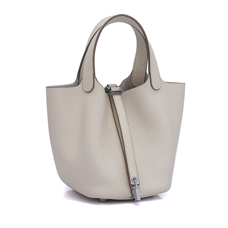 Women's First Layer Cowhide Leather Large Capacity Handbags