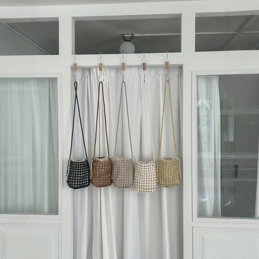 Women's Beautiful Little Retro Woven Personality Delicate Mobile Western Crossbody Bags