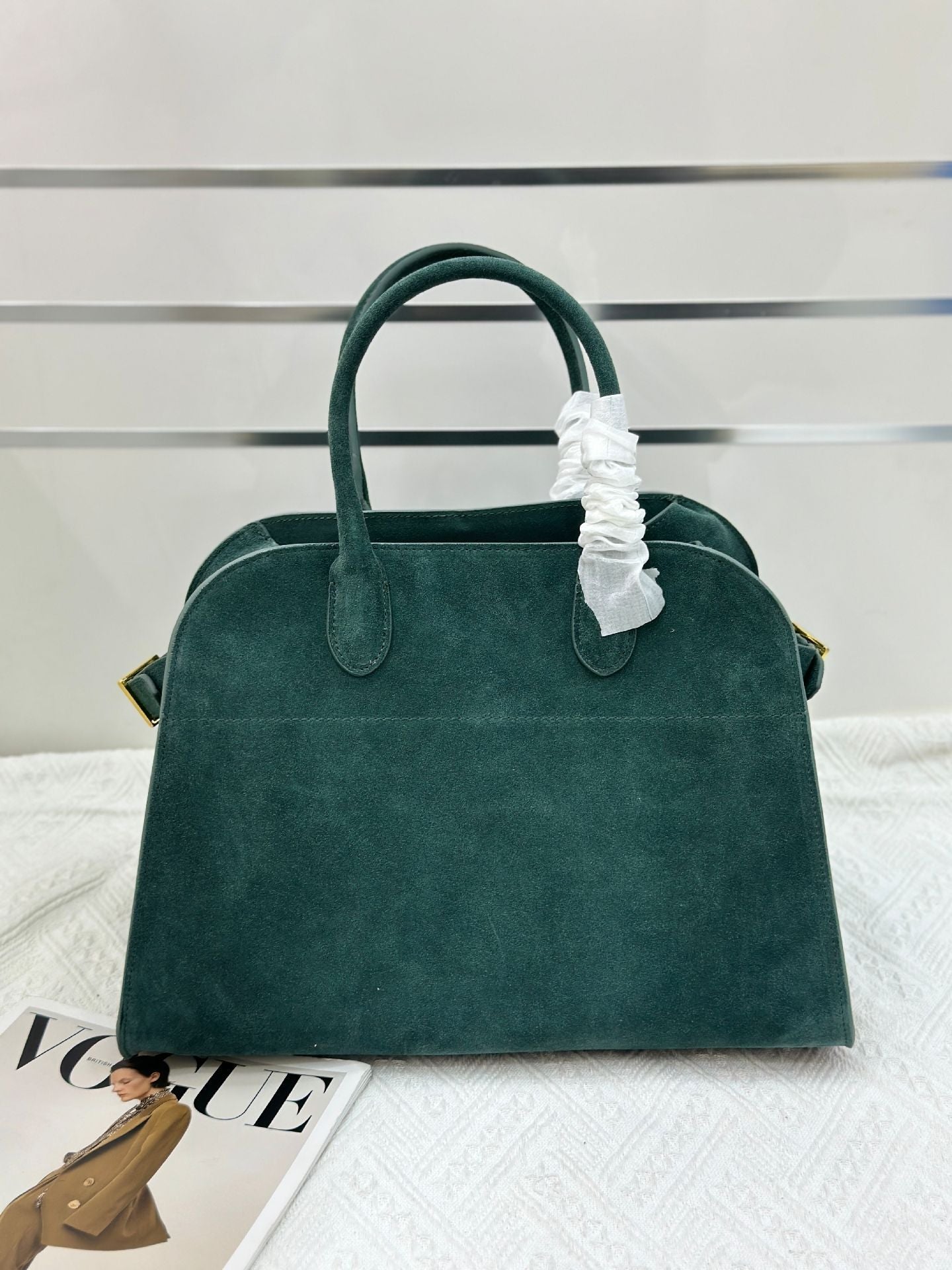 Attractive Popular Suede Commuter Computer Hand-held Handbags