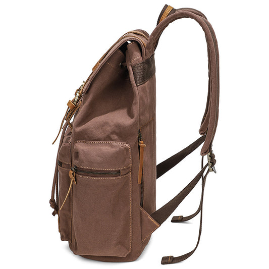 Vintage Canvas Computer Street Trendy Source Backpacks