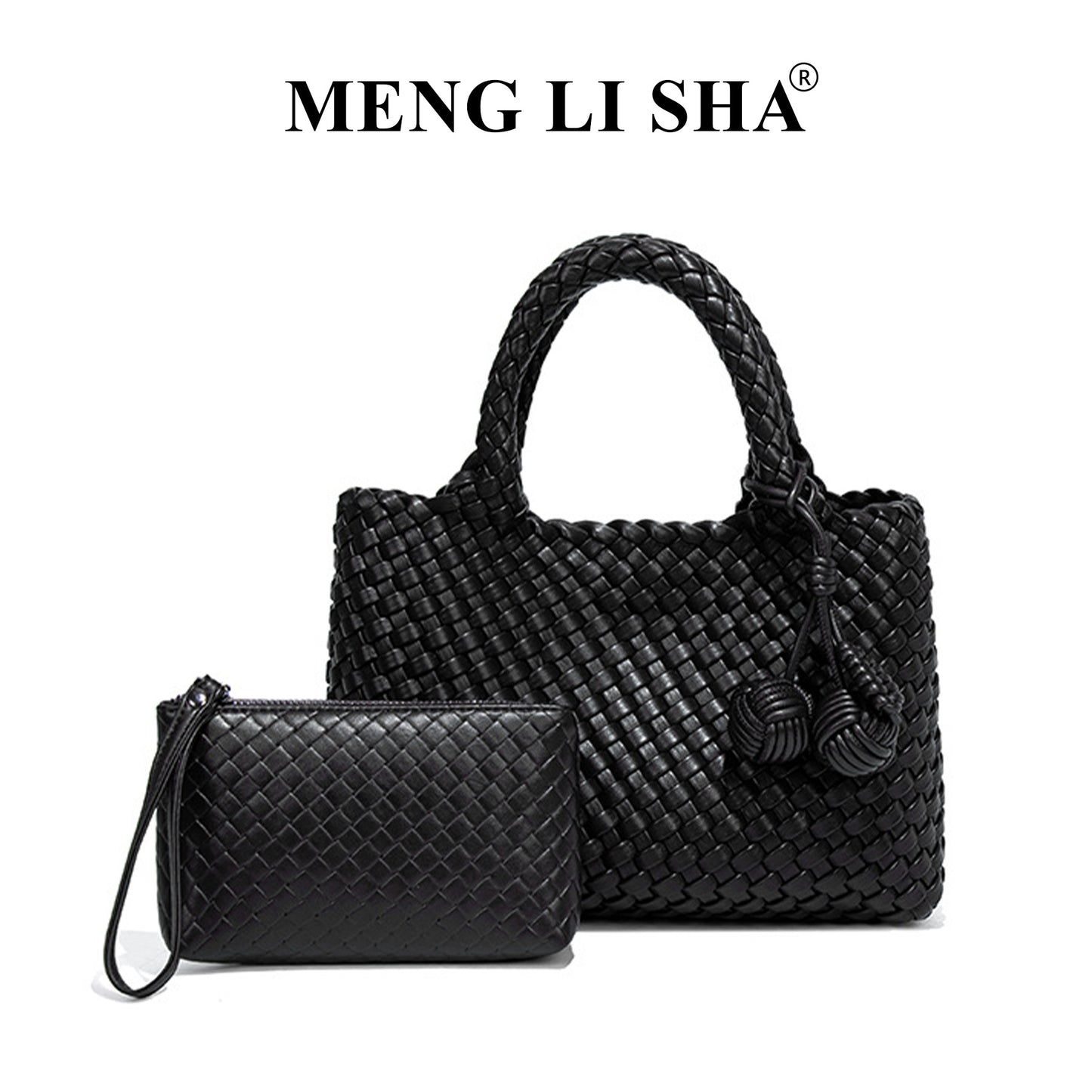 Women's Niche Woven Soft Leather Fashion Handbags