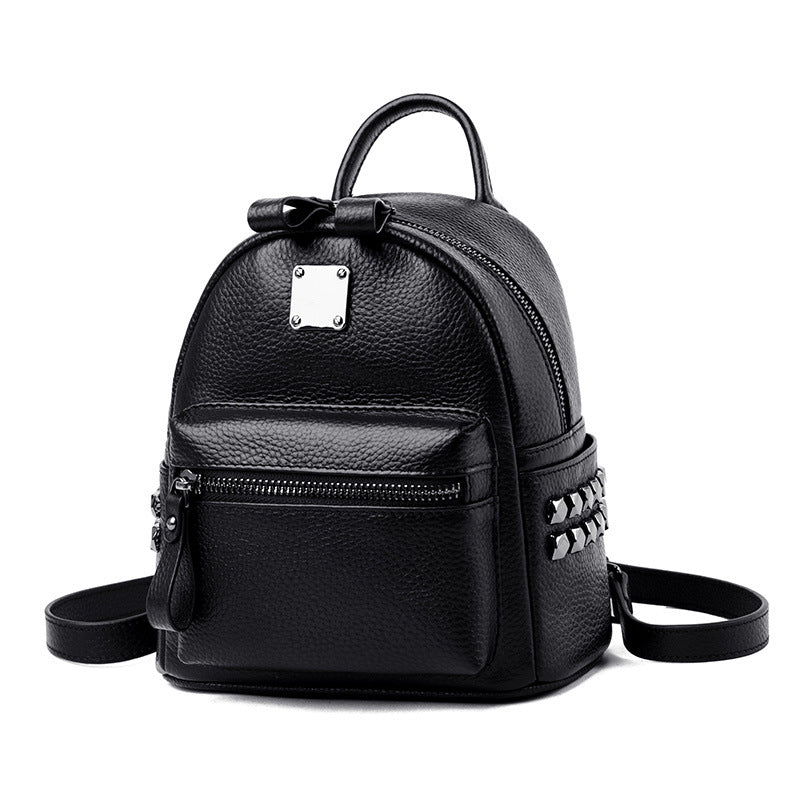 Cool Layer Cowhide Commuter Three-dimensional Stylish Backpacks