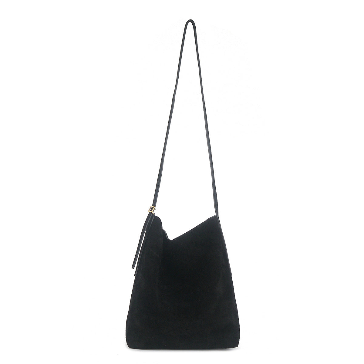 Women's Large Capacity Frosted Cowhide Simple Commute Shoulder Bags