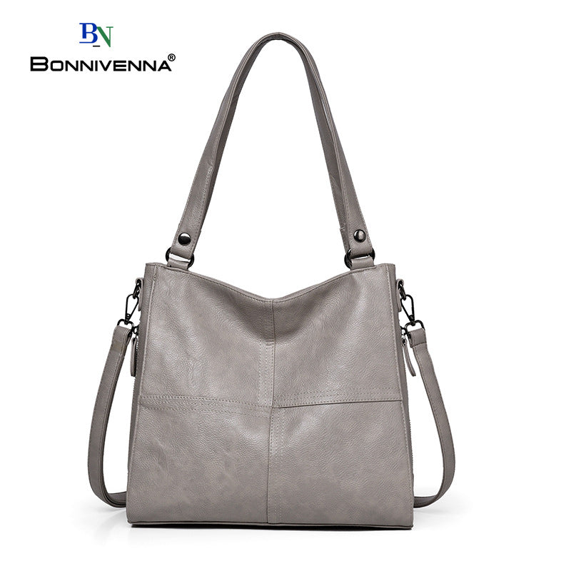 Solid Color Fashion Large Capacity Ribbon Crossbody Bags