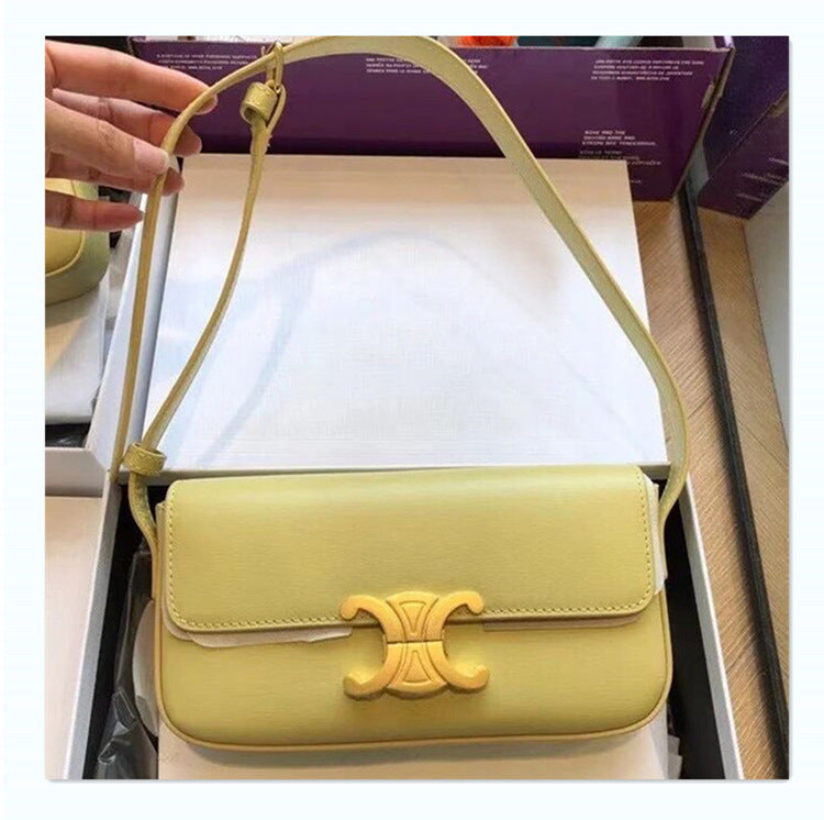 Women's Old Pattern Arc Printed Underarm Early Shoulder Bags