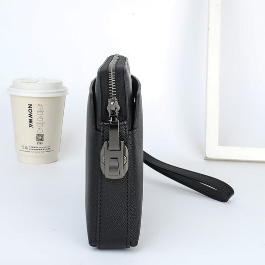 Men's Clutch Envelope Business Commute Layer Cowhide Bags