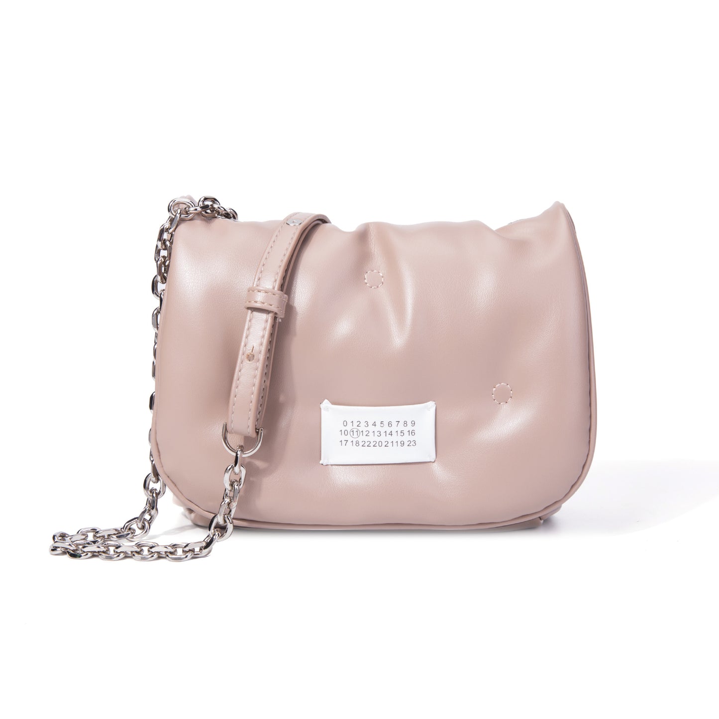 Women's Chain Fashionable Soft Leather Underarm High Shoulder Bags