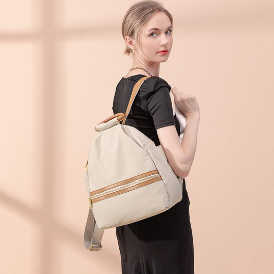 Women's Korean Oxford Cloth College Large Capacity Backpacks