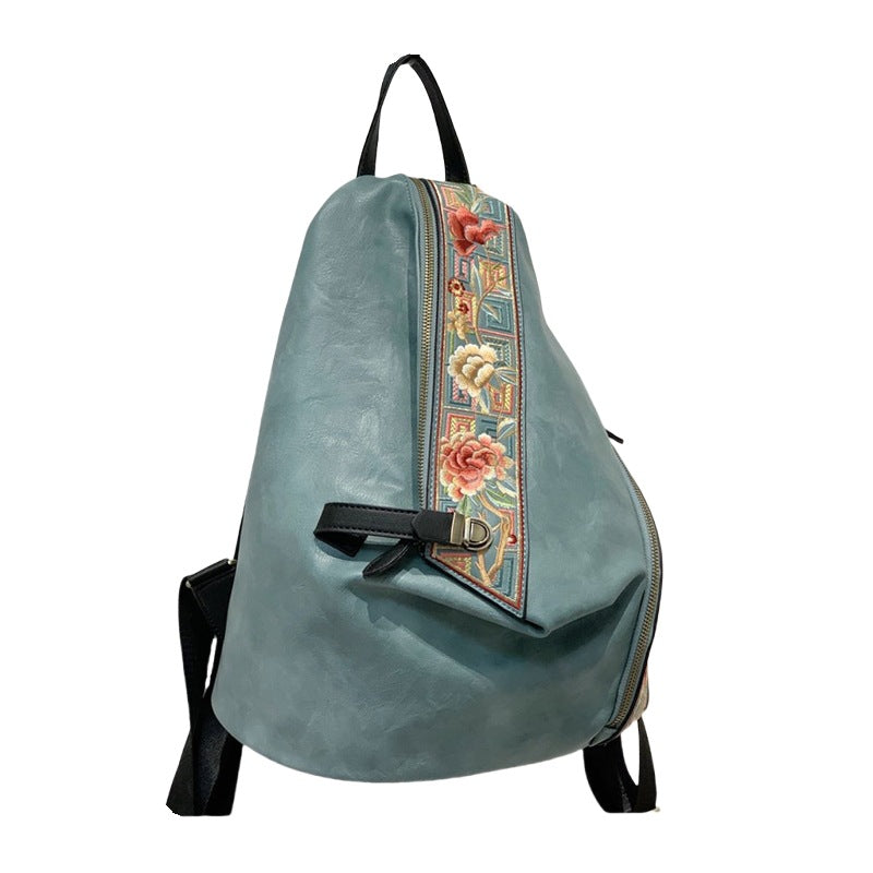 Women's Retro Chinese Style Embroidery With Cheongsam Backpacks