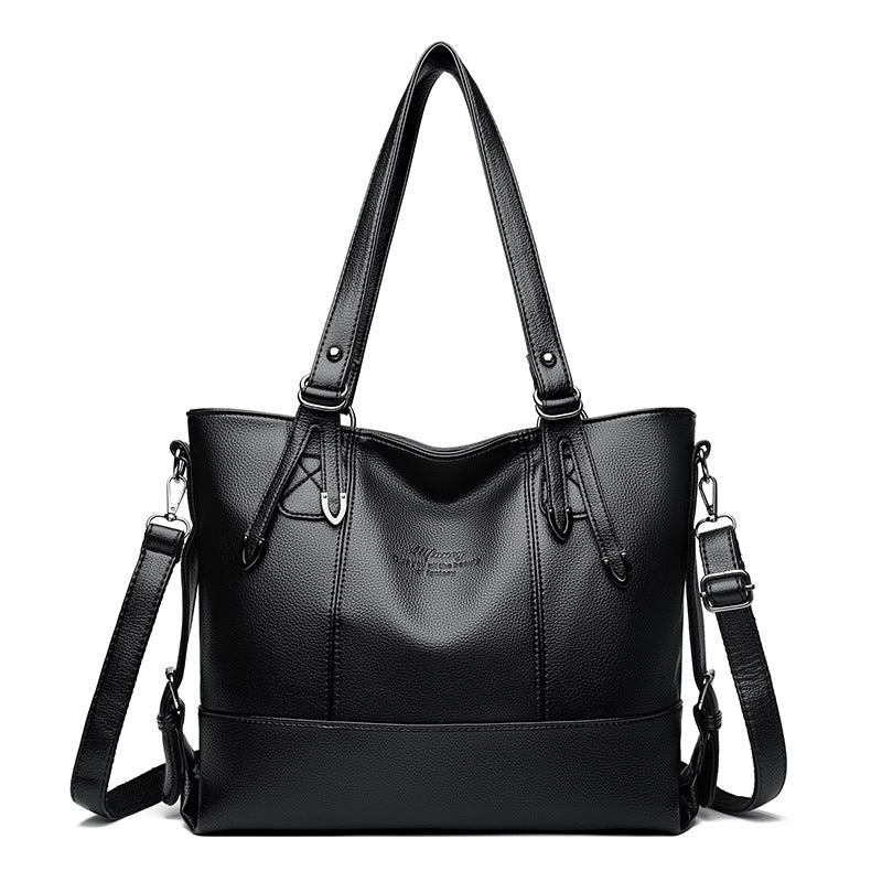 Casual Classy Women's Leather Underarm Large Bags