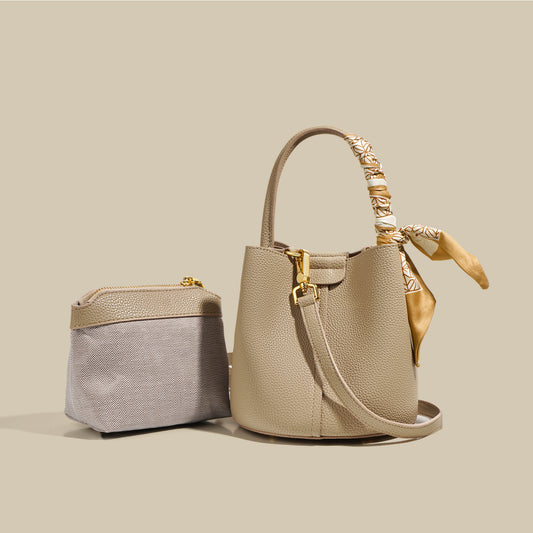 Women's Genuine Leather Advanced Texture Fashion Large Crossbody Bags