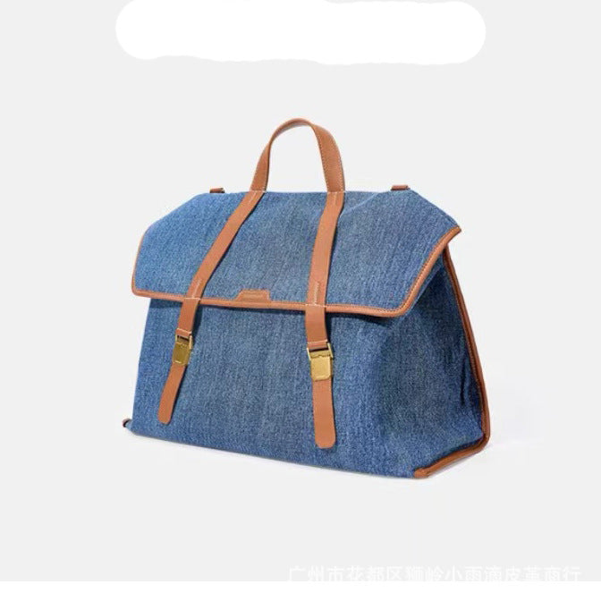 Women's Attractive Lu Mountain Has Denim Backpacks