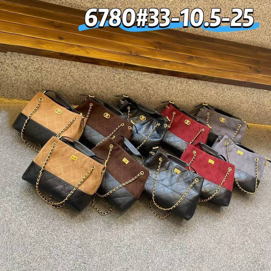 Women's Style Frosted Suede Vintage Genuine Leather Niche Tote Bags