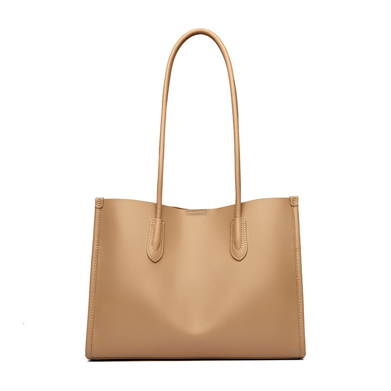 Leather Large Capacity Fashion Commuter Computer Crossbody Bags