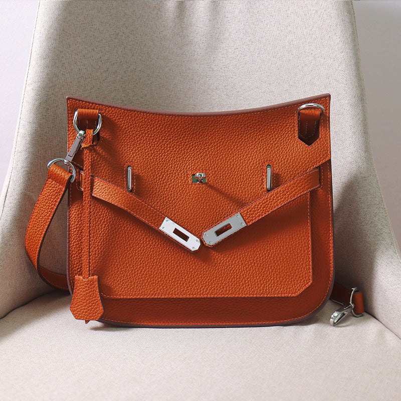 Women's Leather Gypsy Large Capacity Cowhide Unisex Crossbody Bags
