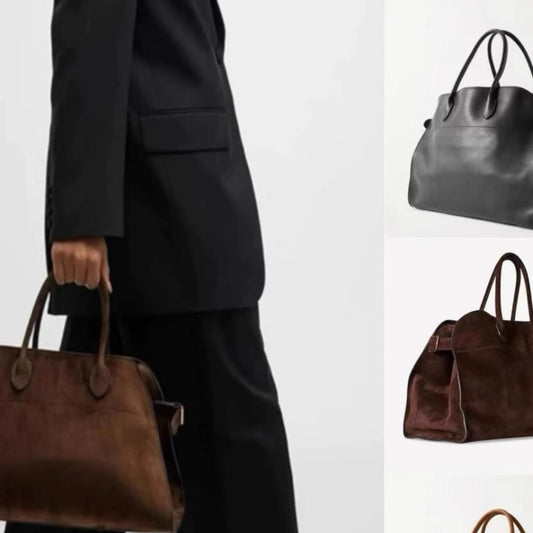 Leather Suede Retro Large Capacity Light Handbags