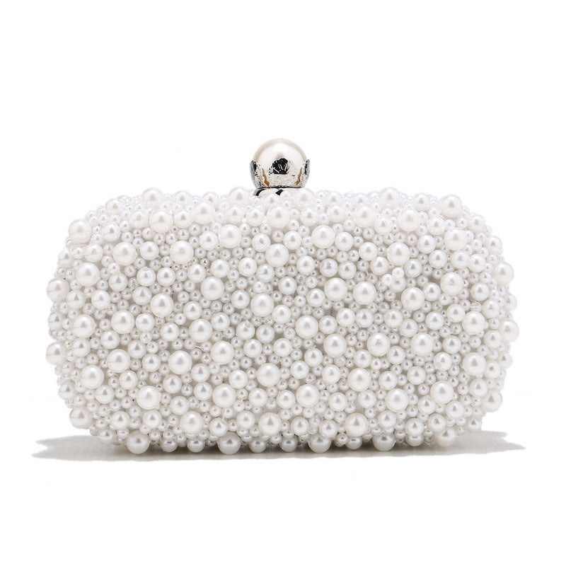 Pearl Dinner Banquet Clutch Handmade Dress Evening Bags