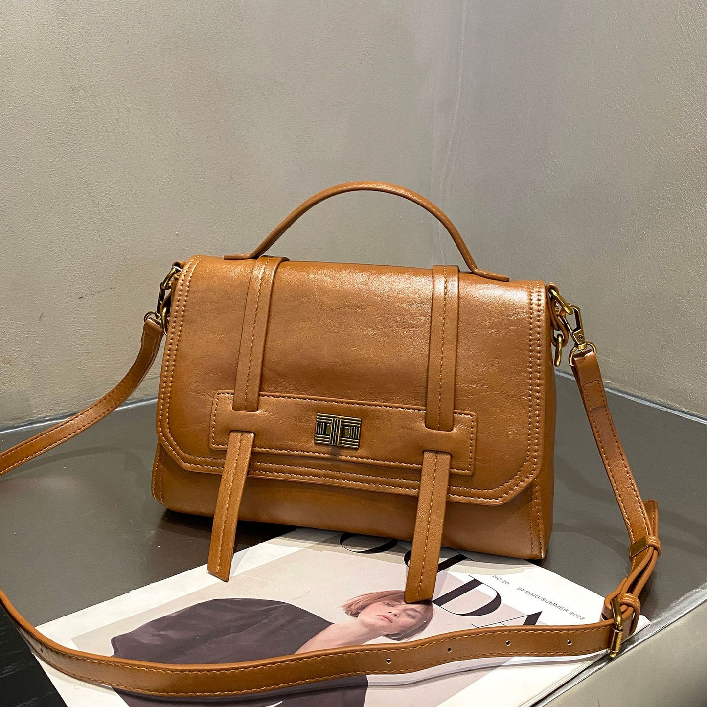 Women's Retro For Envelope Artistic Large Shoulder Bags