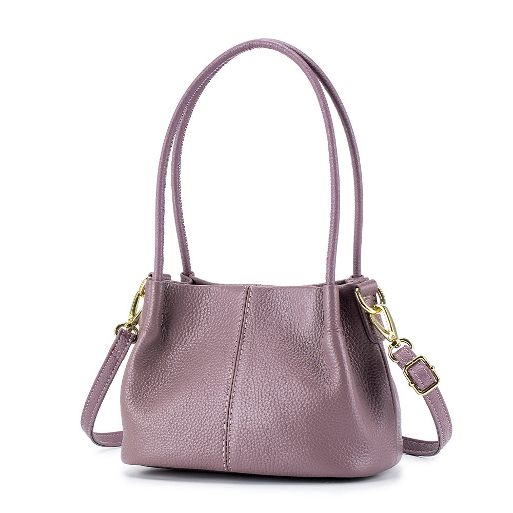 Women's Fashion Portable Genuine Leather Design Large Crossbody Bags