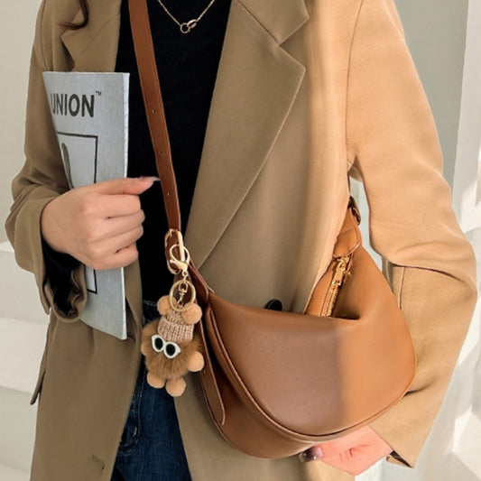 Women's Leather Dumpling Versatile Cowhide Underarm Shoulder Bags