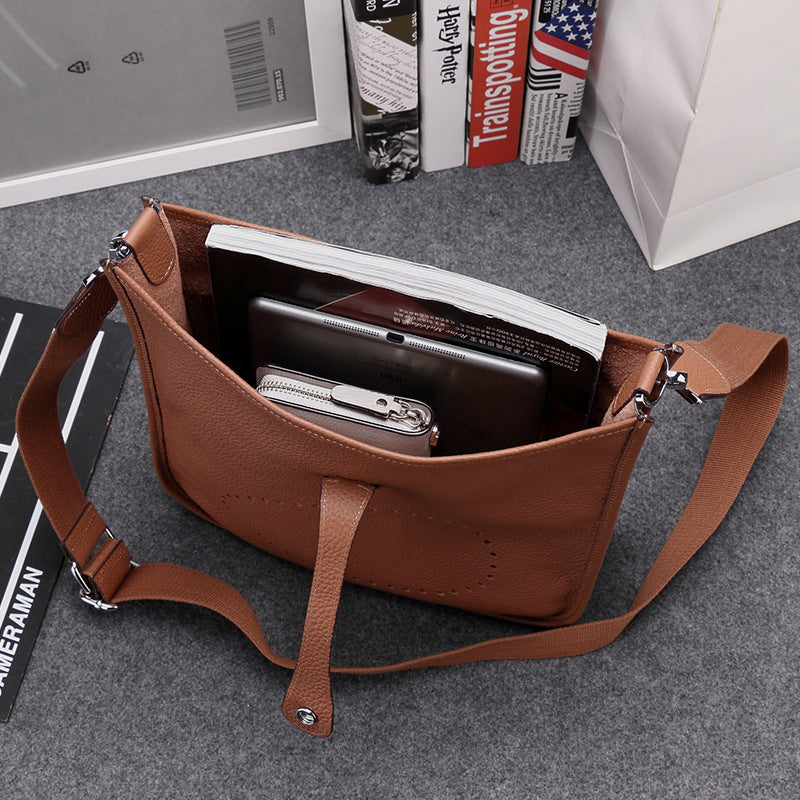 Women's Genuine Leather For Niche Cowhide Crossbody Bags