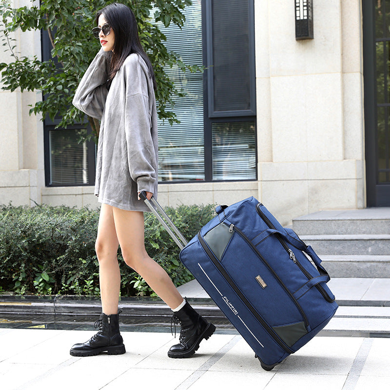 Classy Fashion Oxford Cloth Quilt Working Travel Bags