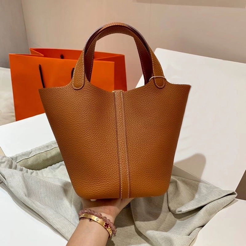 Women's Layer Cowhide Tide Versatile Large Capacity Bags