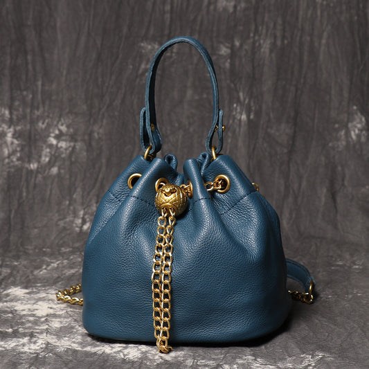 Layer Cowhide Fashion Genuine Leather High Bags