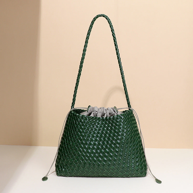 Women's High-grade Woven Large Capacity Composite Shoulder Bags