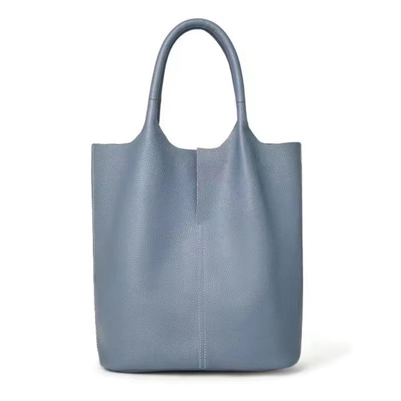 Women's Genuine Leather High-grade Minority Simple Soft Handbags
